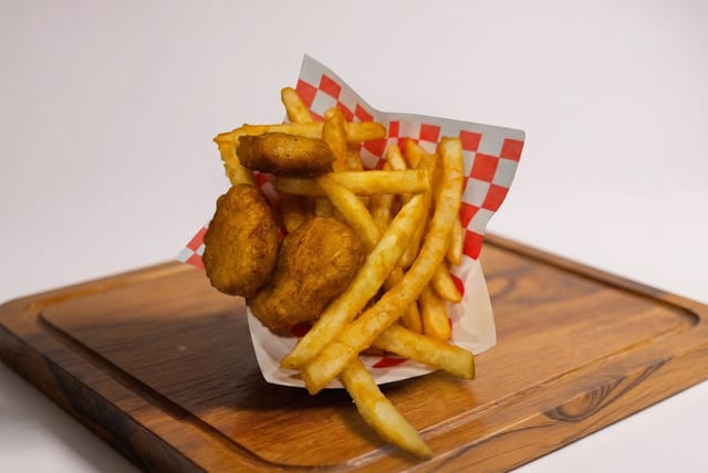Kids' Chicken Nuggets with Fries.